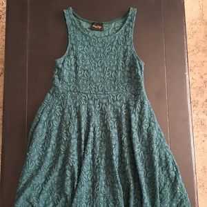 Teal Lace Cocktail Dress